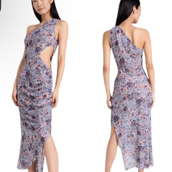 Misa Los Angelos Aries One Shoulder Dress New With Tags Wedding Party Summer - Picture 1 of 2